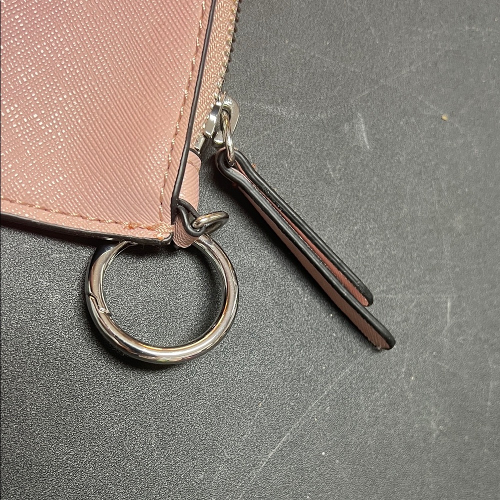 GUESS Blush Pink Key and Card Holder - Picture 2 of 5